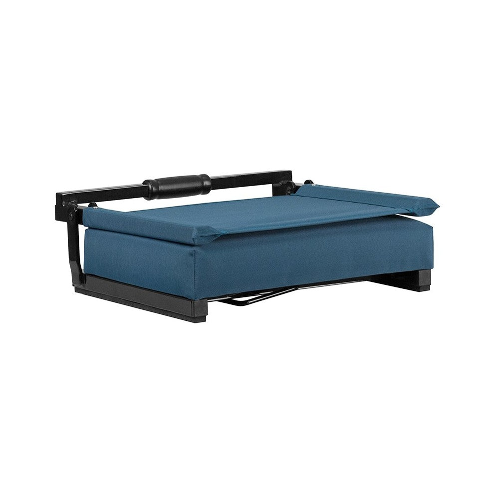 500 LB. Weight Capacity Lightweight Aluminum Frame and Ultra-Padded Seat in Teal