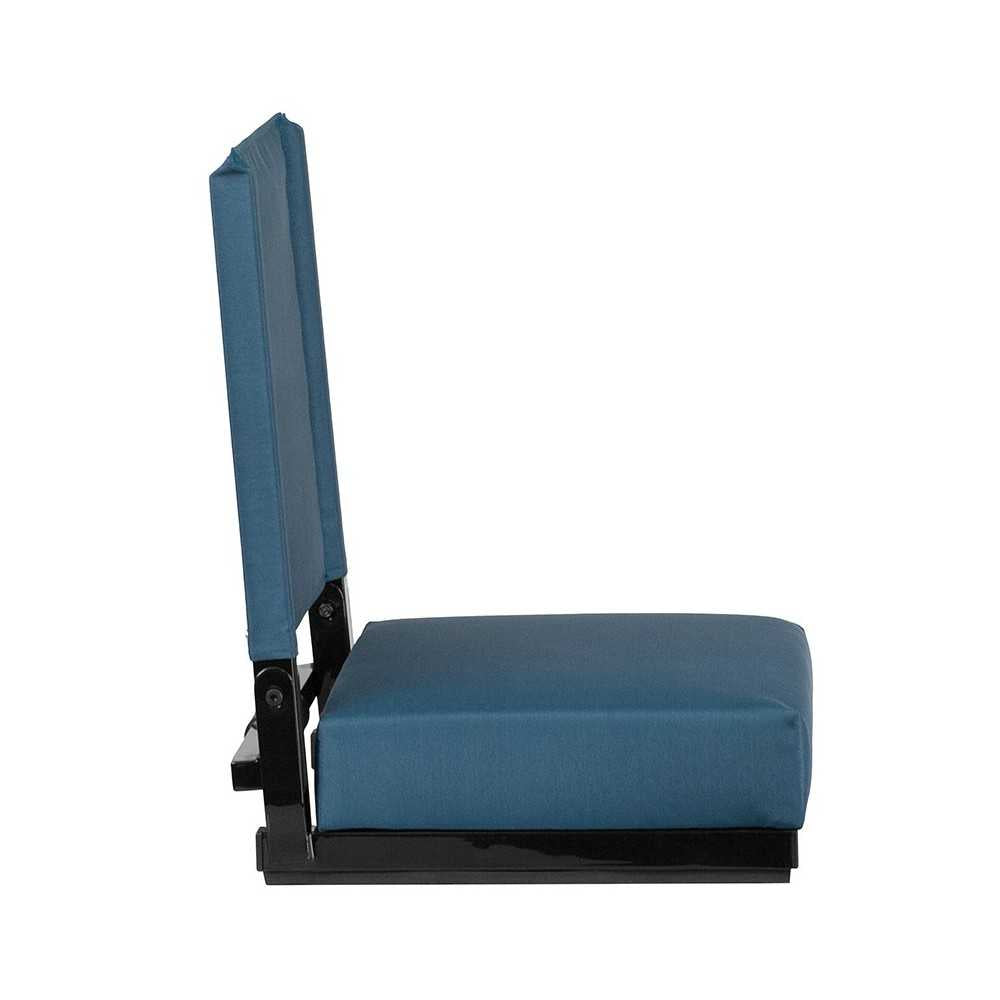 500 LB. Weight Capacity Lightweight Aluminum Frame and Ultra-Padded Seat in Teal
