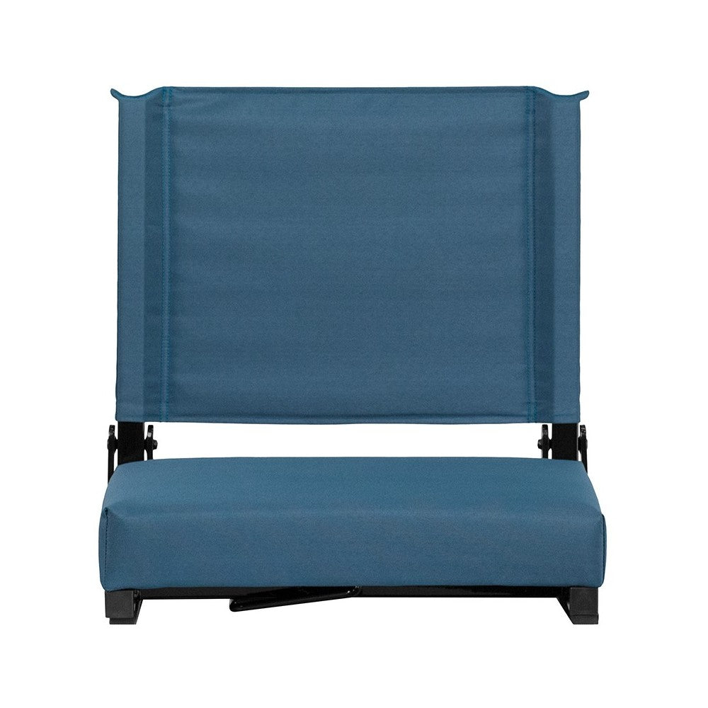 500 LB. Weight Capacity Lightweight Aluminum Frame and Ultra-Padded Seat in Teal