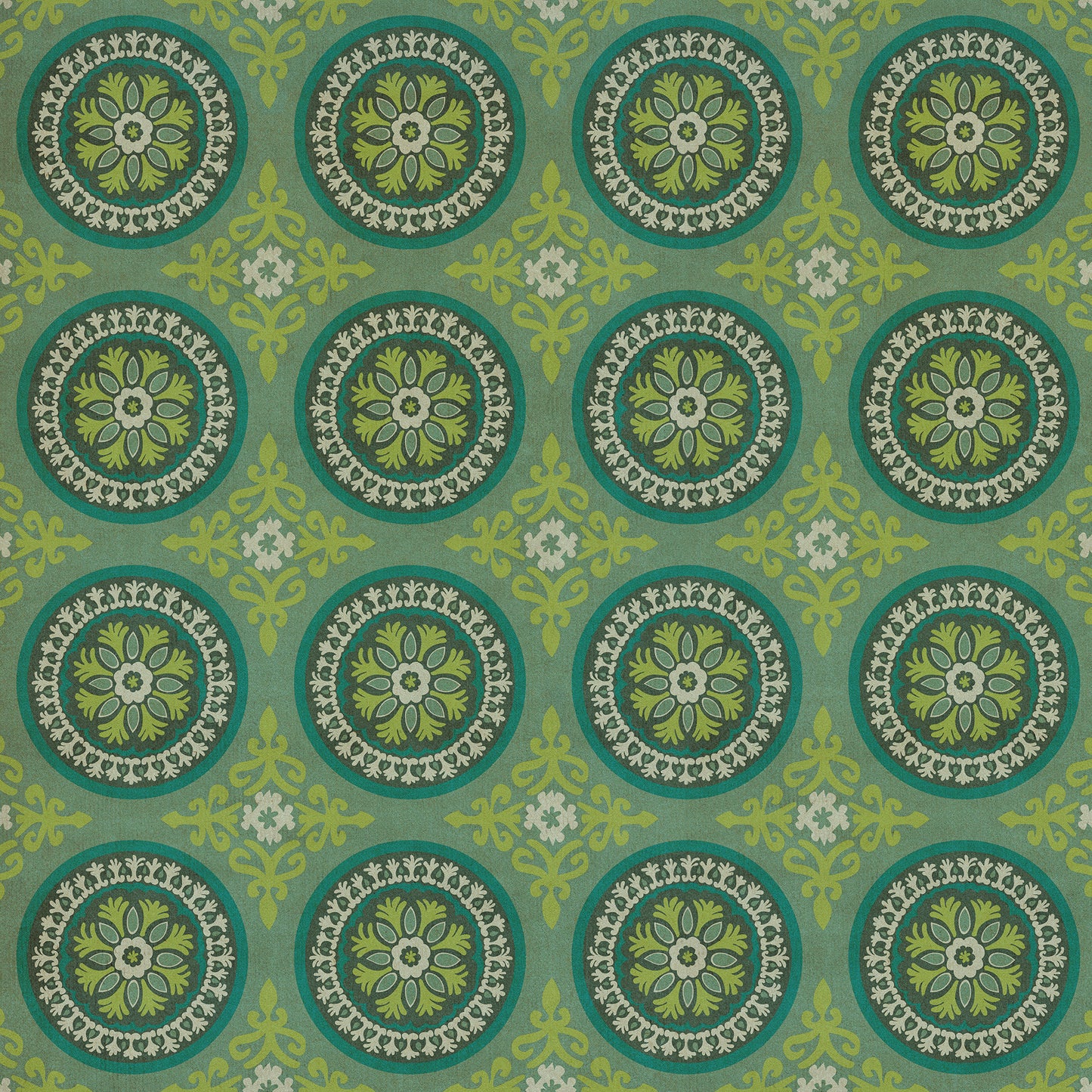 Pattern 43 Nirvana 72x72 Vintage Vinyl Floorcloth