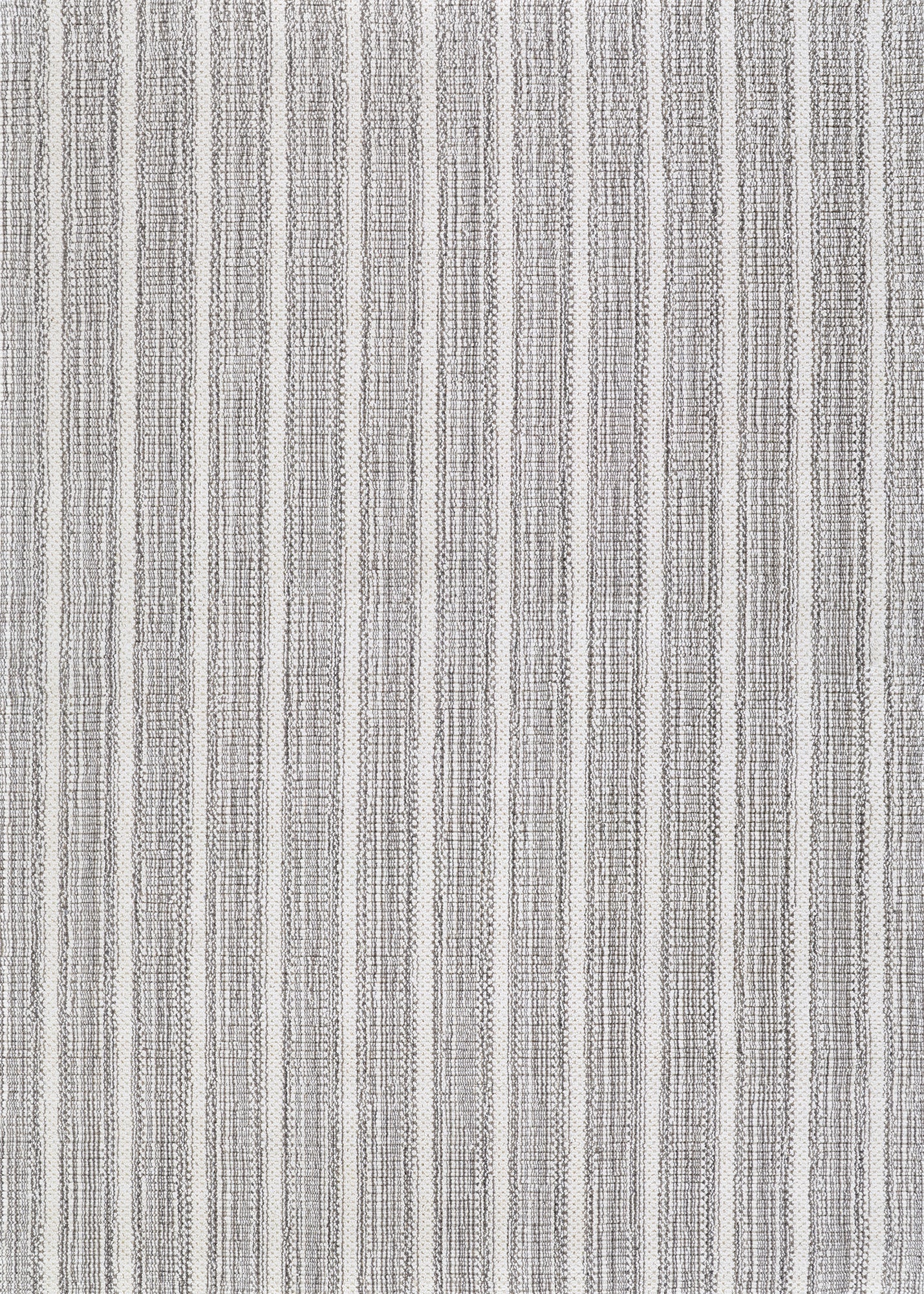 Couristan Aspen Textured Stripes Dark Grey Rug 6' x 9'