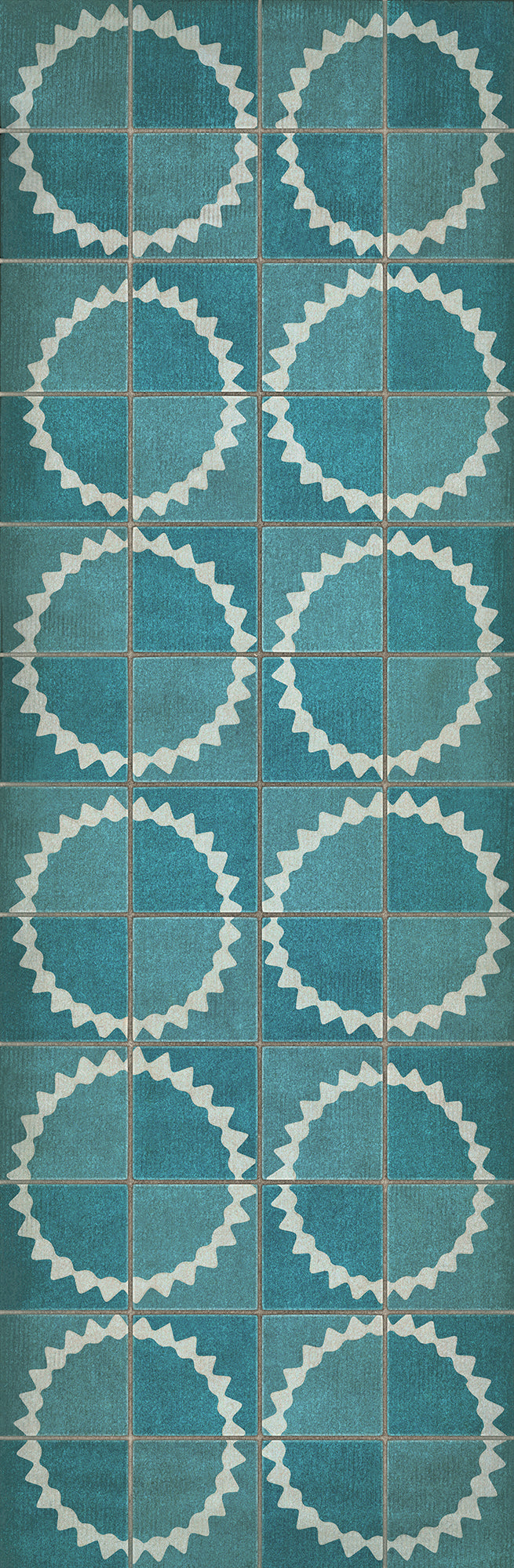 Pattern 46 Stellar 36x115 Vintage Vinyl Floorcloth