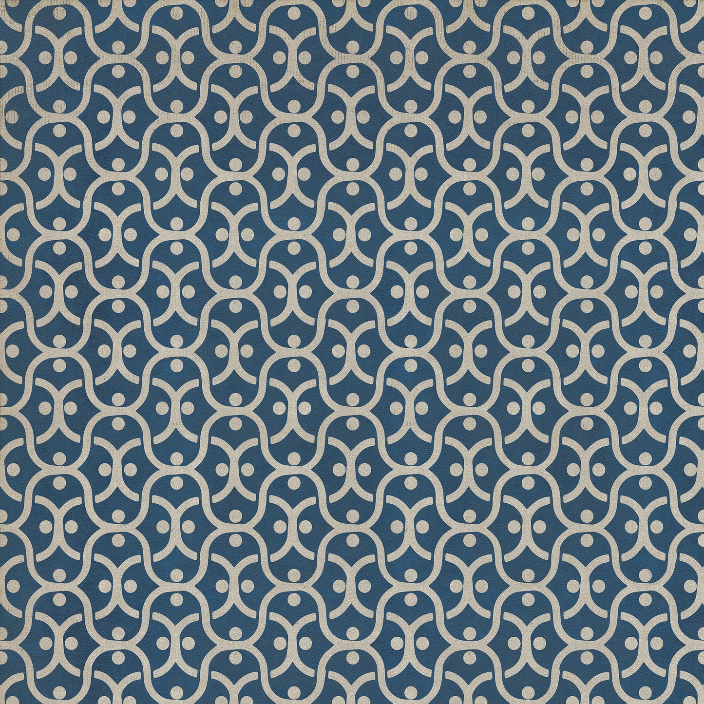 Pattern 47 A Beautiful Mind 36x36 Vintage Vinyl Floorcloth