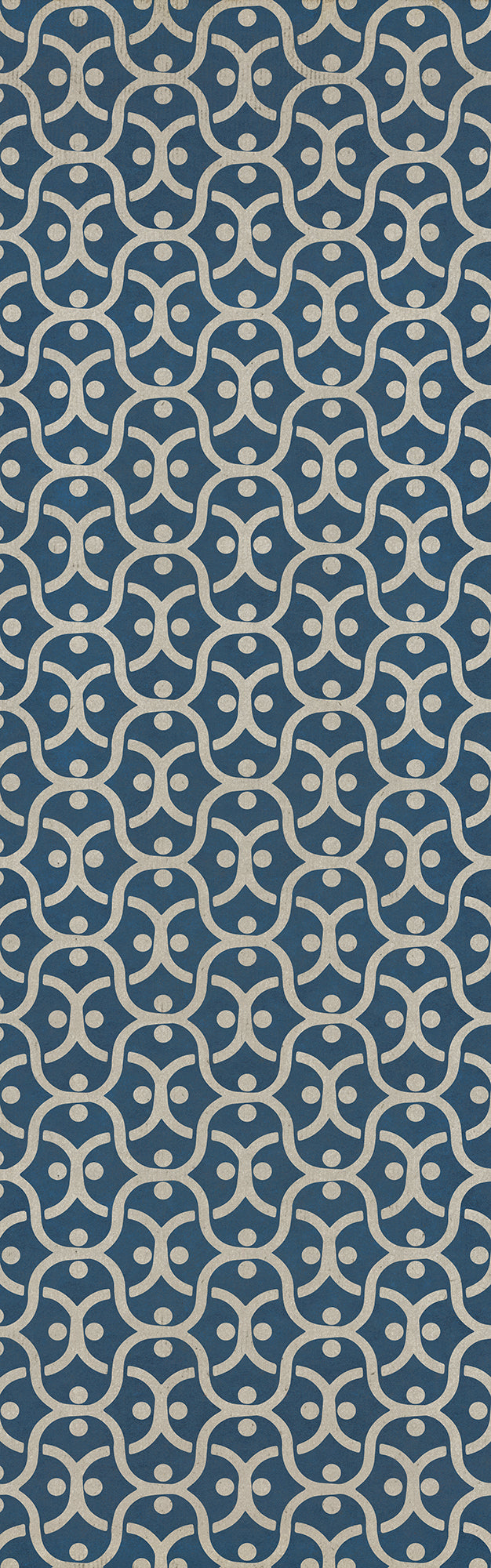 Pattern 47 A Beautiful Mind 36x115 Vintage Vinyl Floorcloth