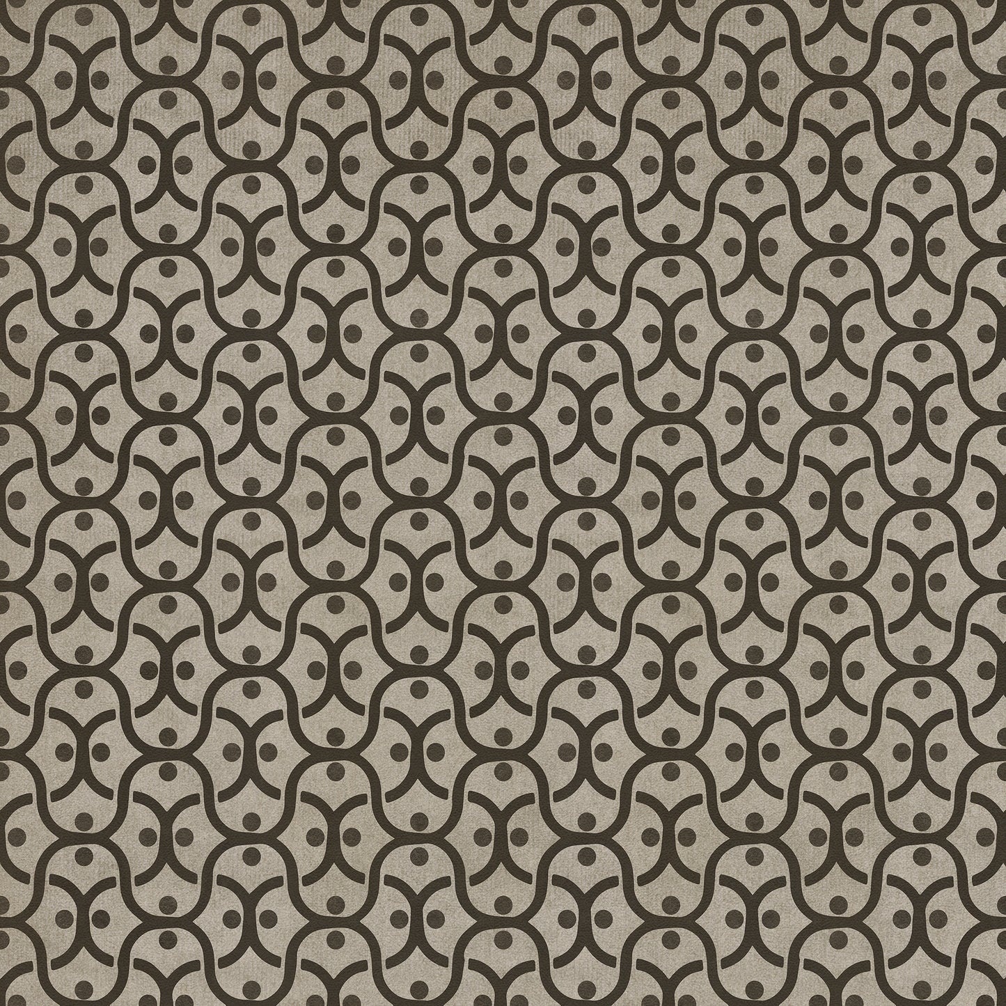 Pattern 47 Wired 36x36 Vintage Vinyl Floorcloth