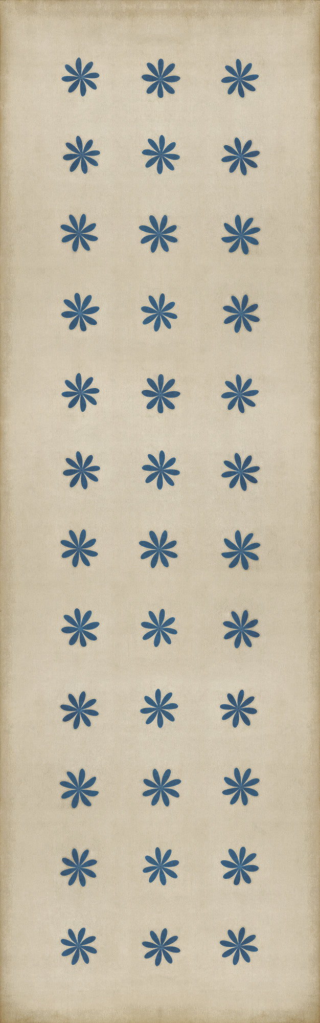 Pattern 48 Cloche 36x115 Vintage Vinyl Floorcloth