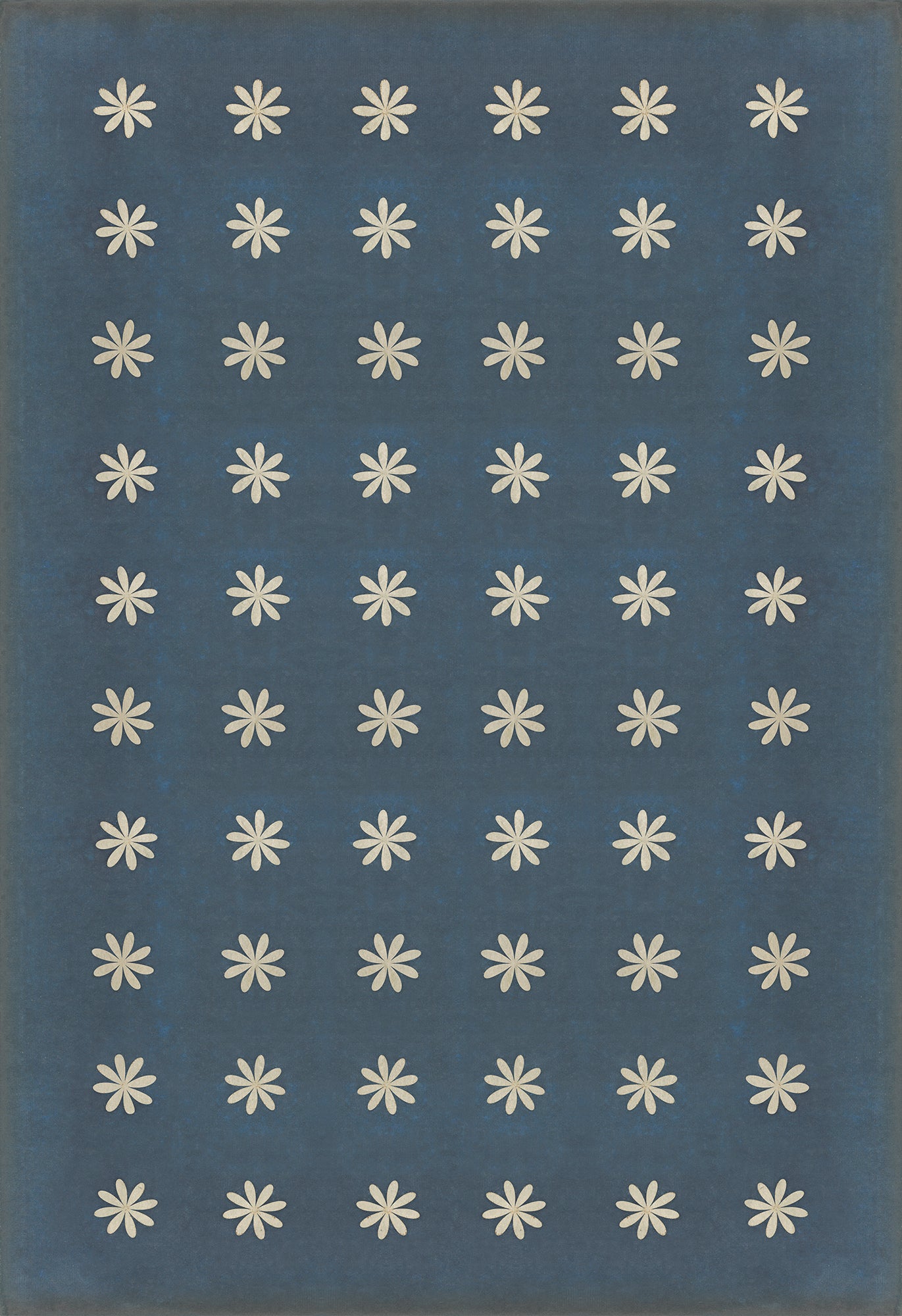 Pattern 48 Kibbutz 96x140 Vintage Vinyl Floorcloth