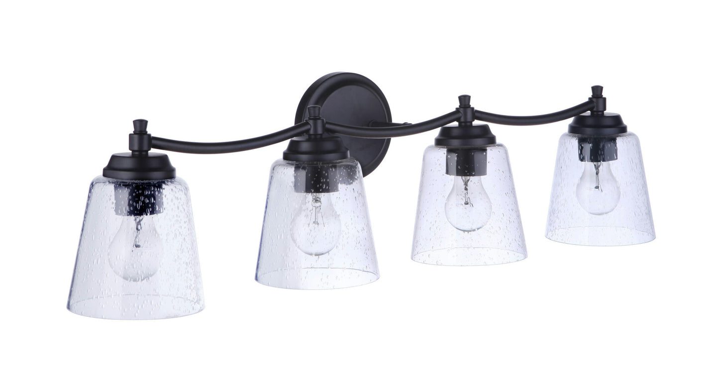 Craftmade Black 31" Vanity Light