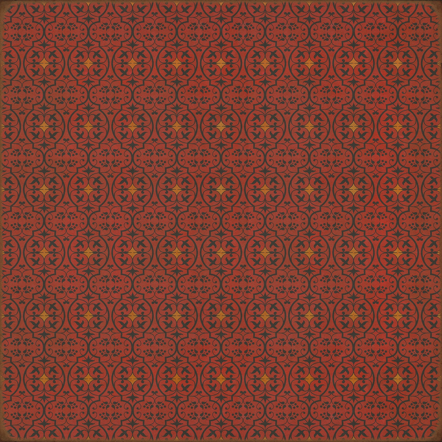 Pattern 51 Hookah Lounge 60x60 Vintage Vinyl Floorcloth