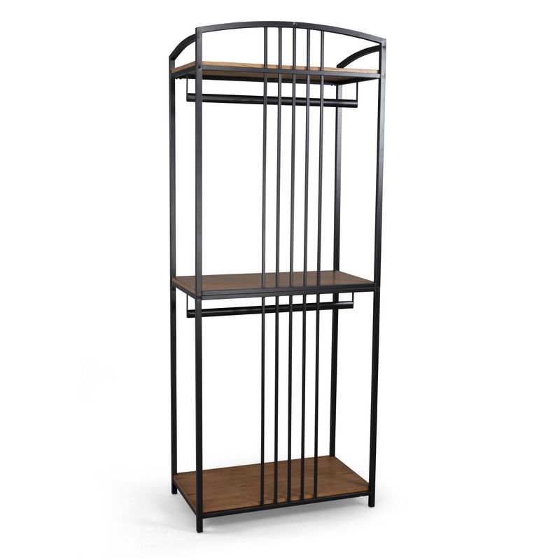 Modern Craftsman Closet Wall Hanging Unit by homestyles