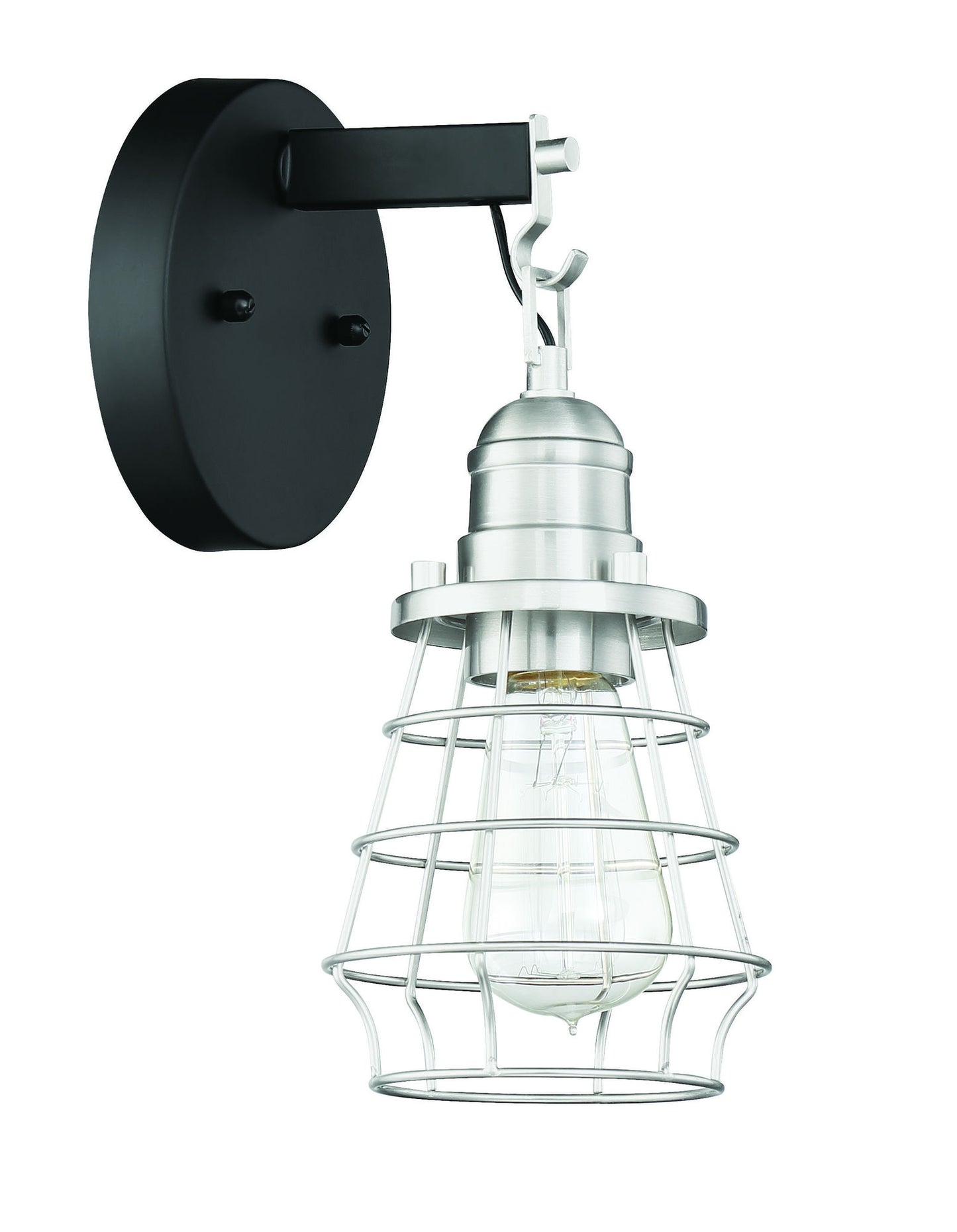 Flat Black - Brushed Polished Nickel, 50601-FBBNK