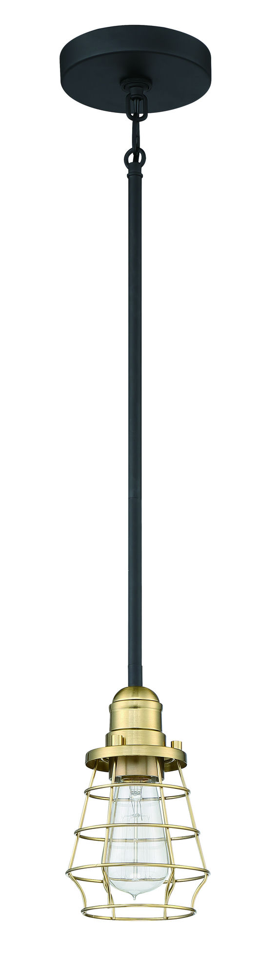 Flat Black - Satin Brass, 50691-FBSB