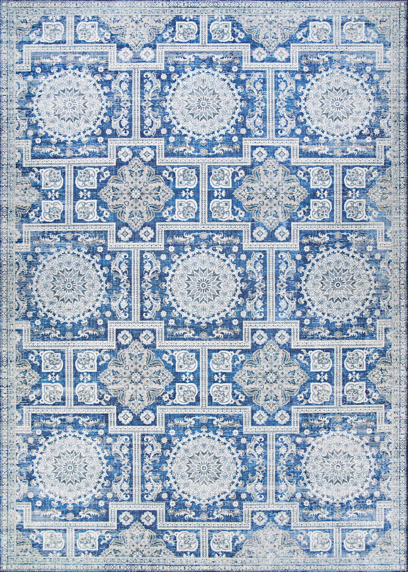Couristan Pasha Sari Sapphire Rug 5' x 8'