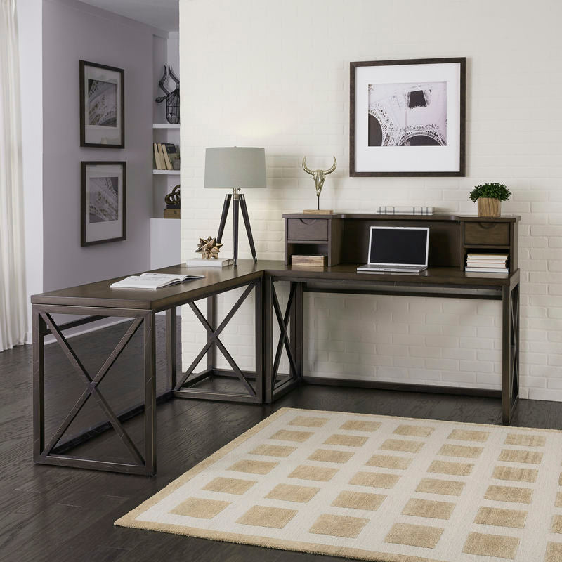 Xcel Desk with Hutch by homestyles