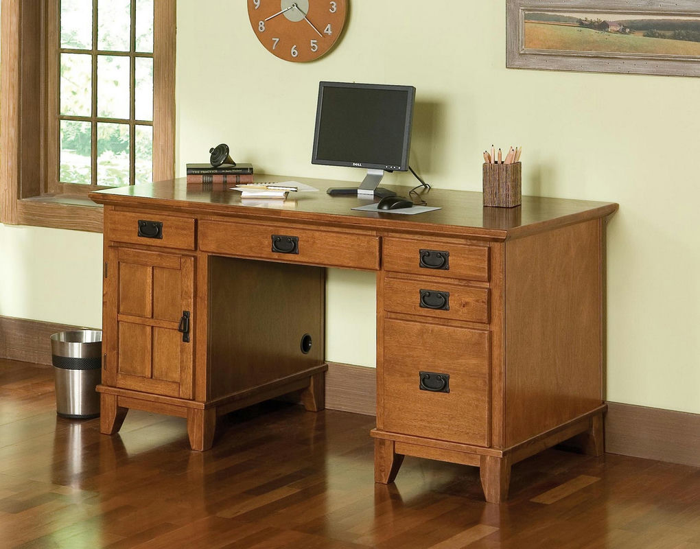 Lloyd Pedestal Desk by homestyles