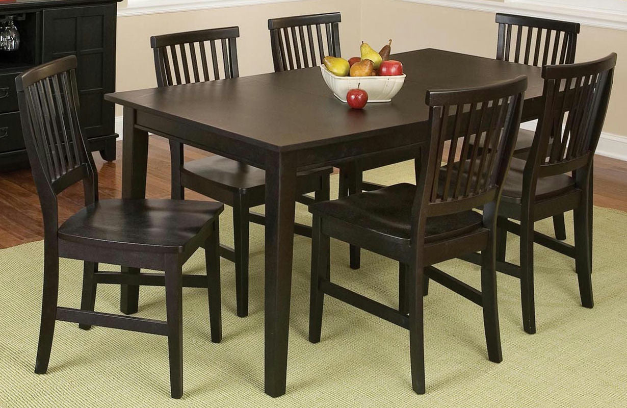 Lloyd 7 Piece Dining Set by homestyles, Black