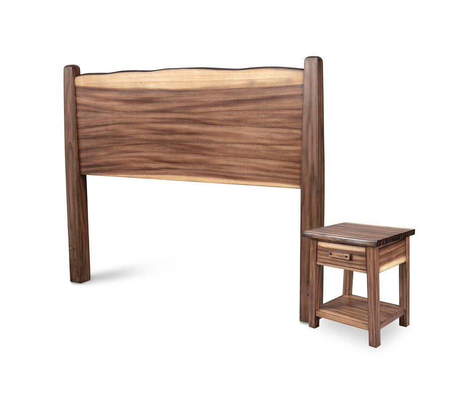 Forest Retreat Queen Headboard and Nightstand by homestyles