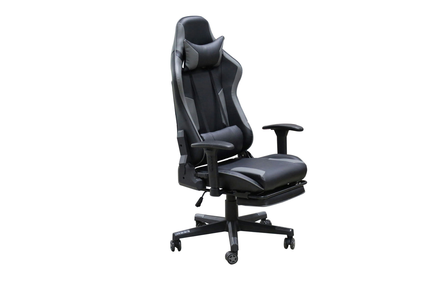 Finn Massage Ergonomic Office Gaming Chair, Black /Grey