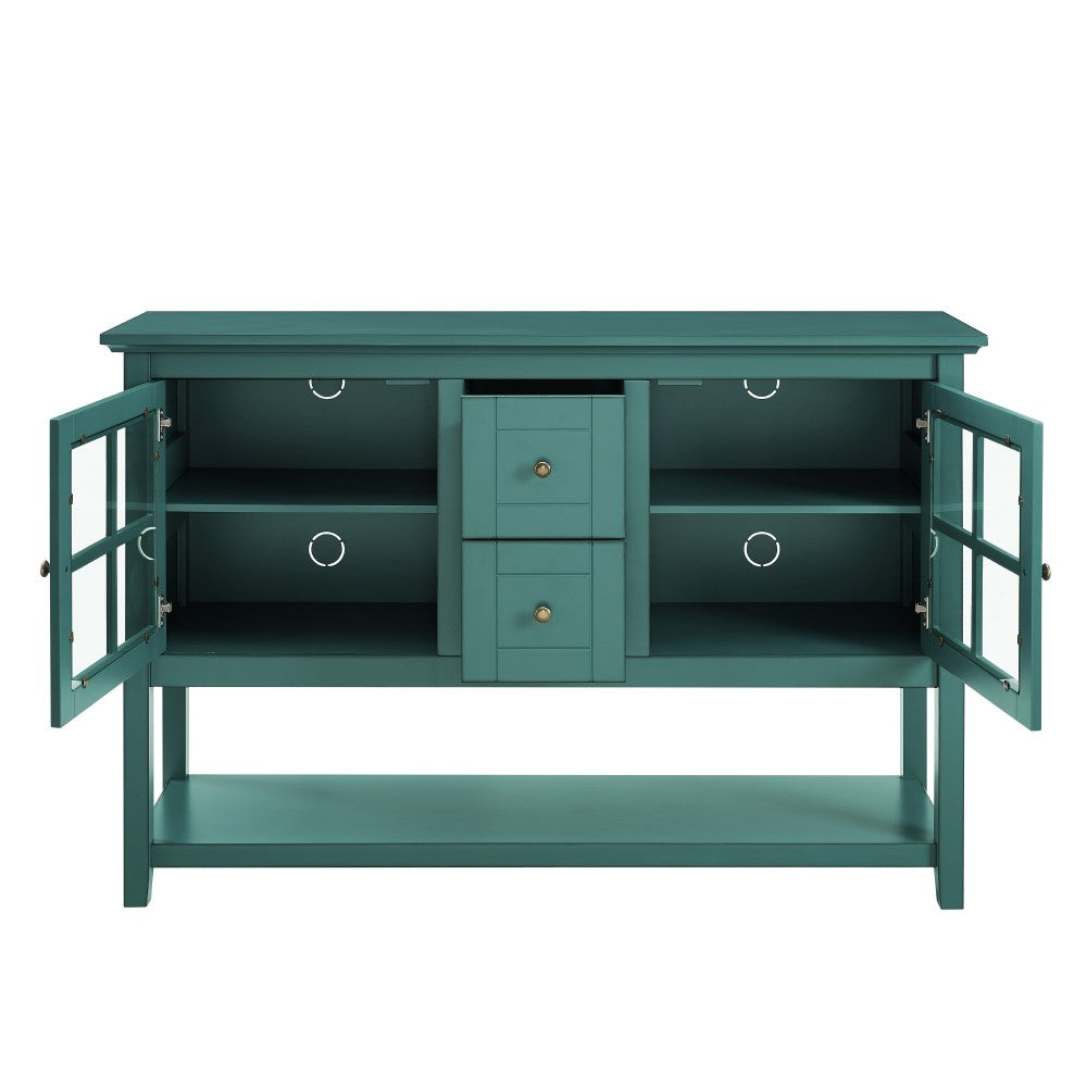 52" Wood Sideboard - Antique Dark Teal