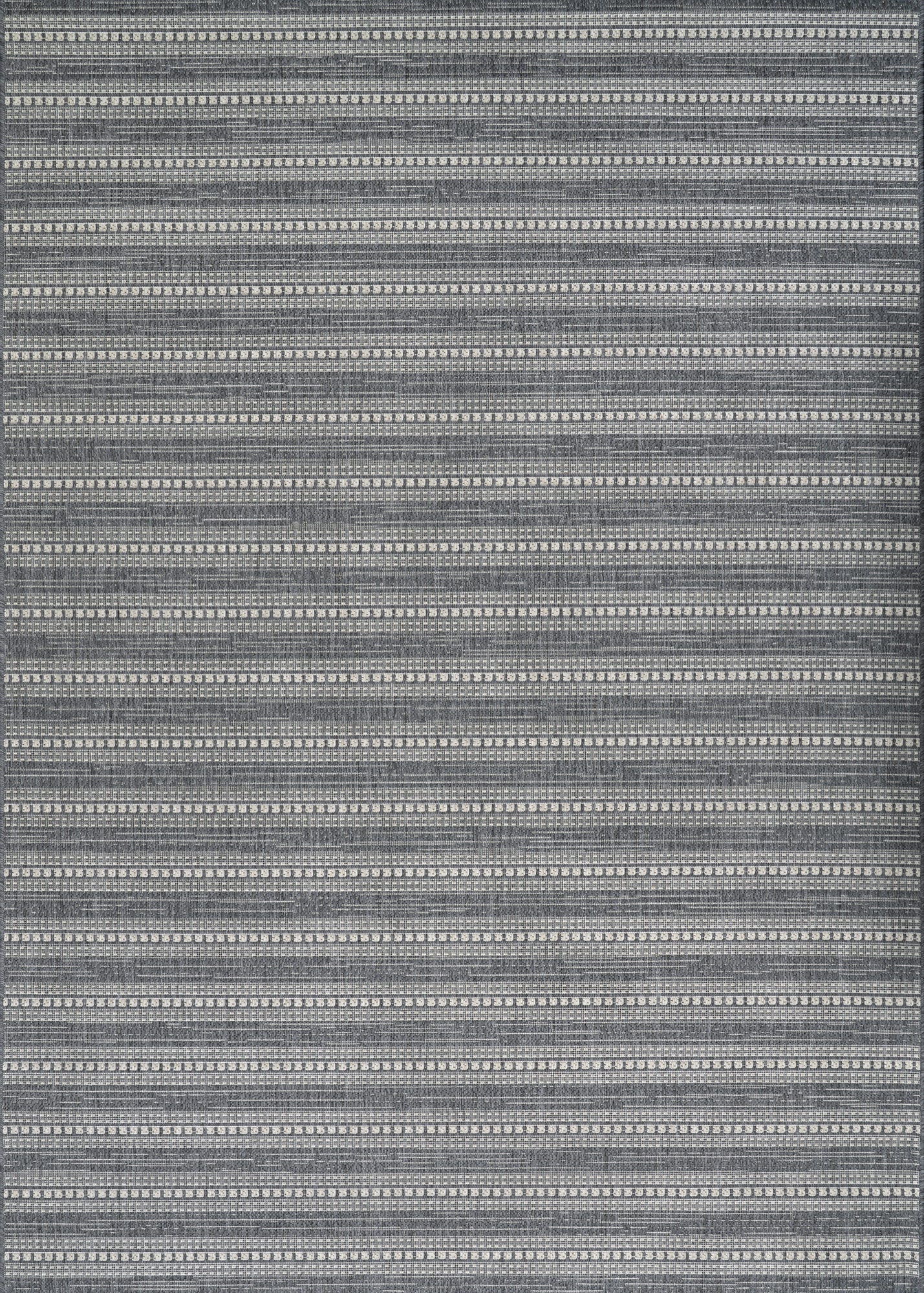 Couristan Afuera Beachcomber Anthracite-Sand Rug 2' x 3'7"