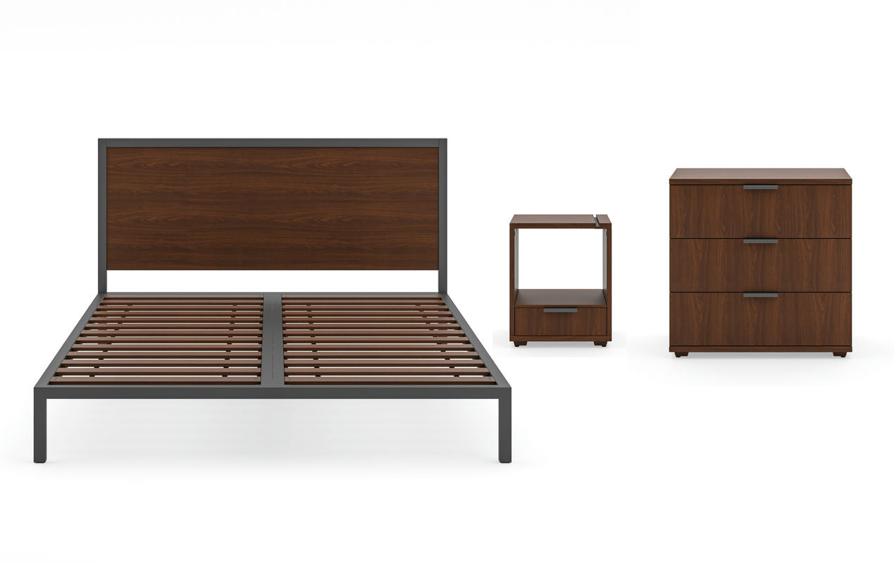 Merge Queen Bed, Nightstand and Chest by homestyles