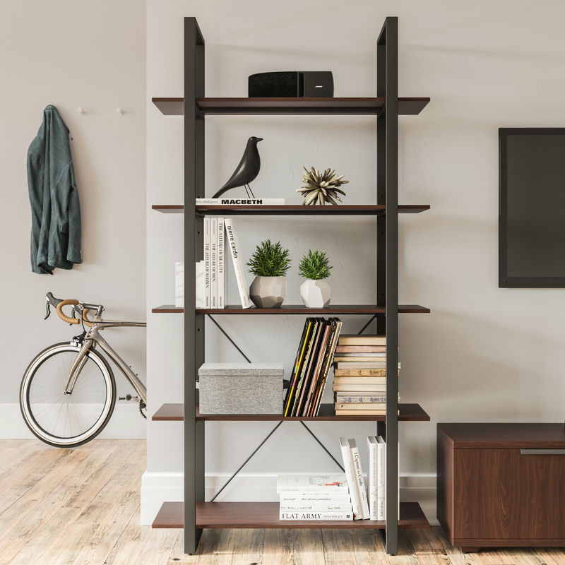 Merge Five-Shelf Bookcase by homestyles