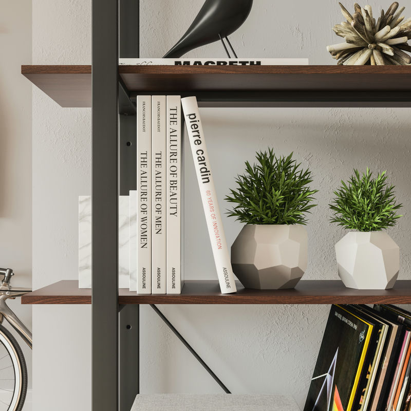 Merge Five-Shelf Bookcase by homestyles