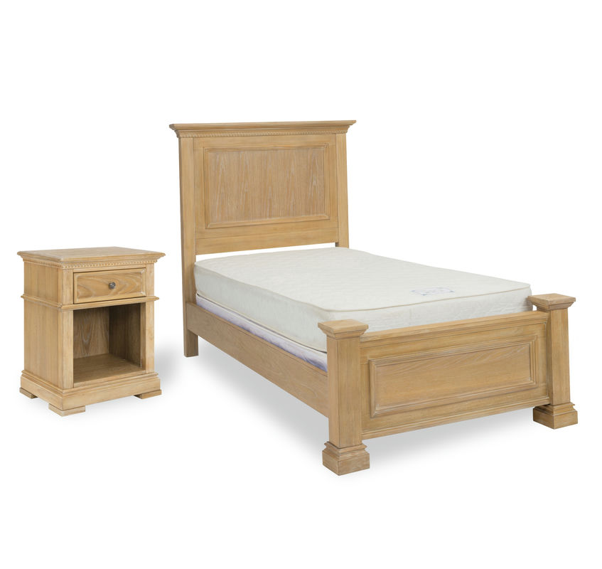Manor House Twin Bed and Nightstand by homestyles