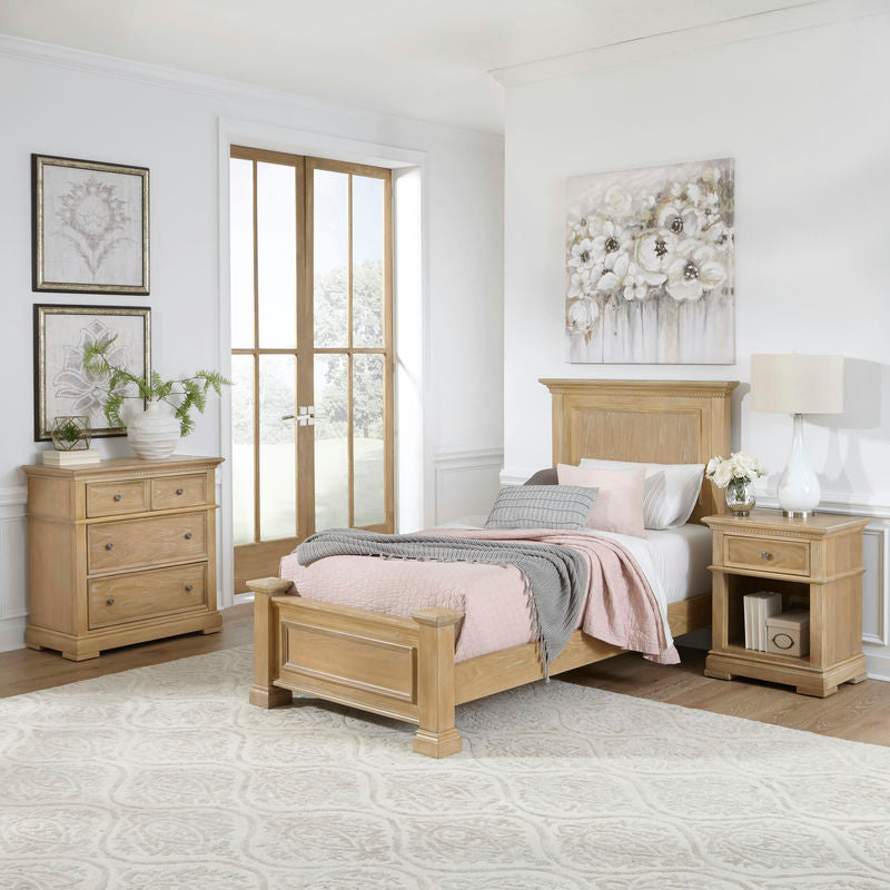 Manor House Twin Bed, Nightstand and Chest by homestyles