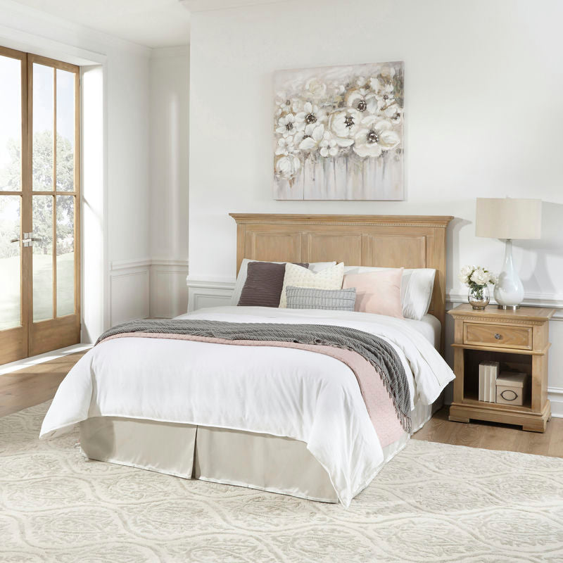 Manor House Queen Headboard and Nightstand by homestyles