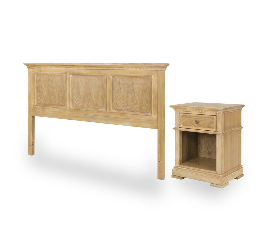 Manor House King Headboard and Nightstand by homestyles