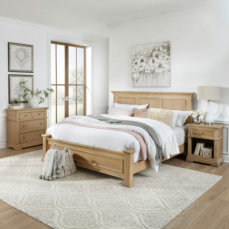 Manor House King Bed, Nightstand and Chest by homestyles