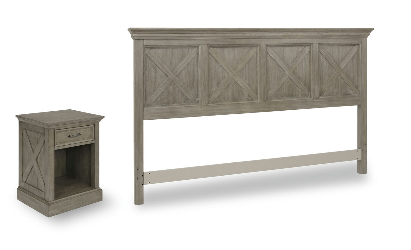 Walker King Headboard and Nightstand by homestyles