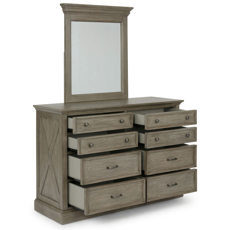 Walker Dresser with Mirror by homestyles