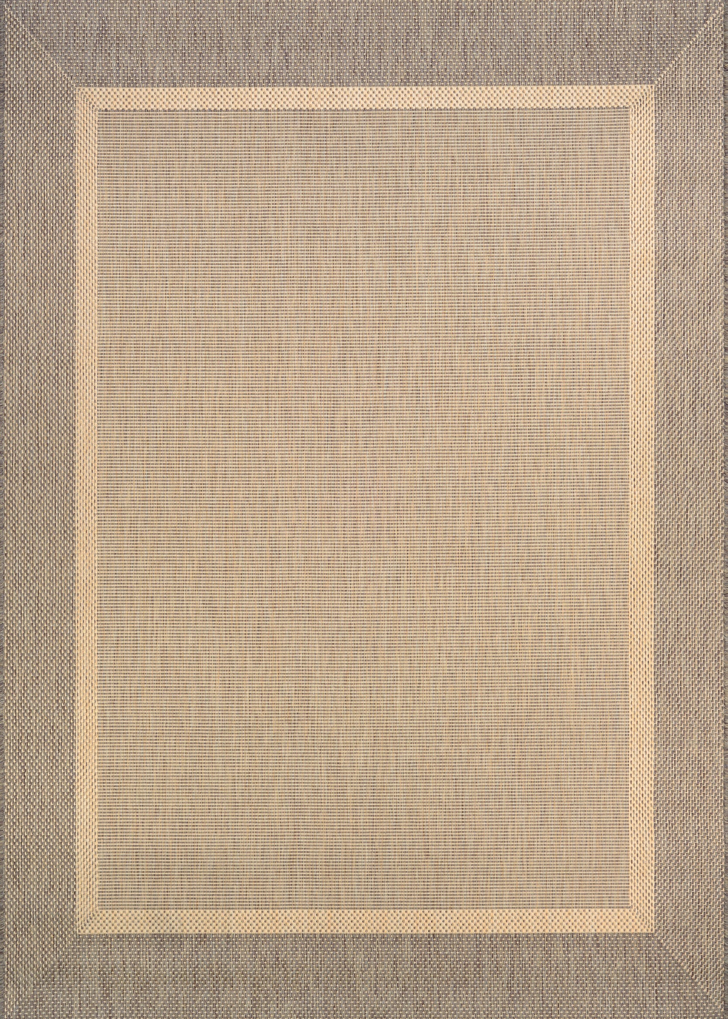 Couristan Recife Stria Texture Natural-Coffee Rug 7'6" x 10'9"