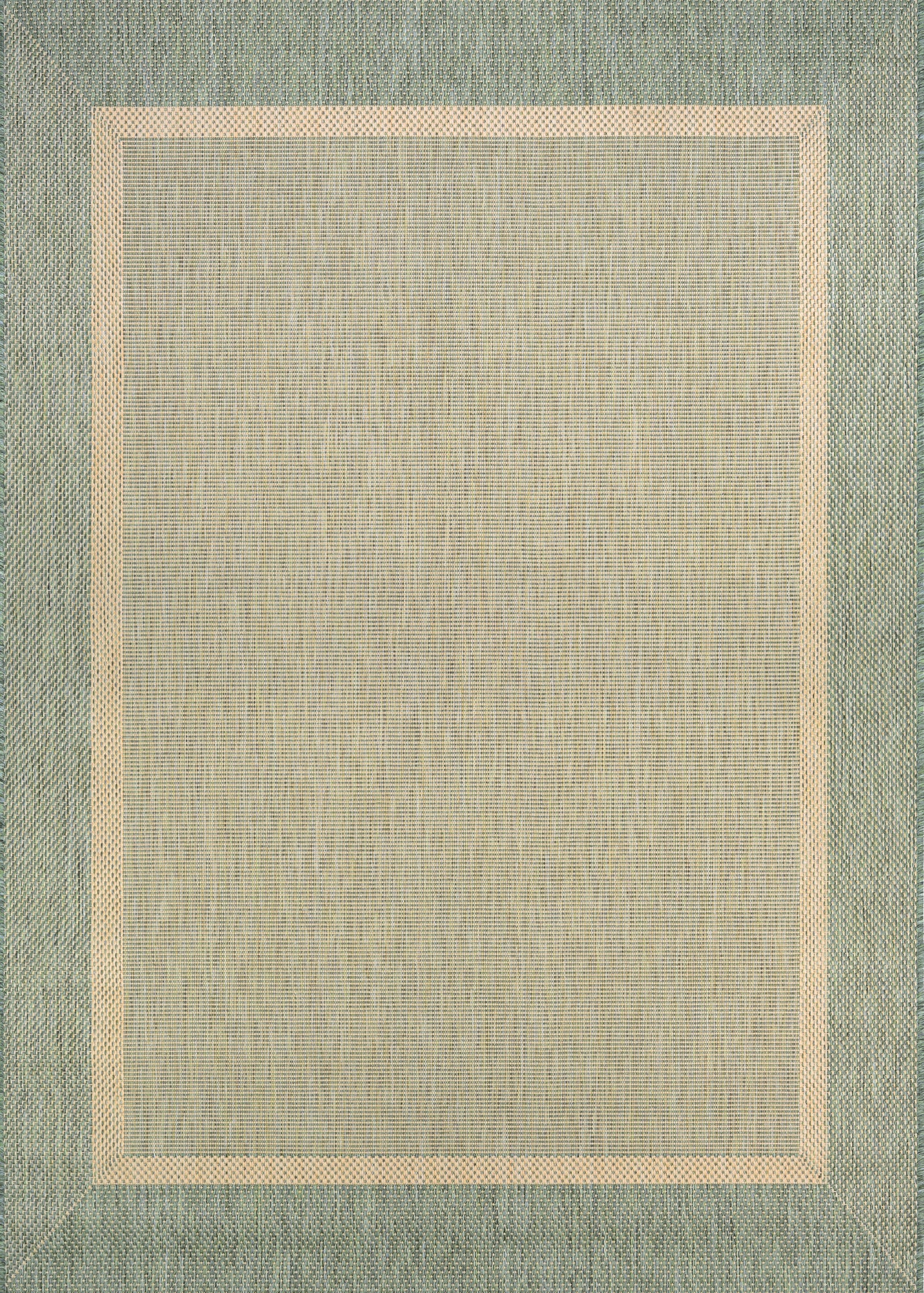 Couristan Recife Stria Texture Natural-Green Runner Rug 2'3" x 7'10"