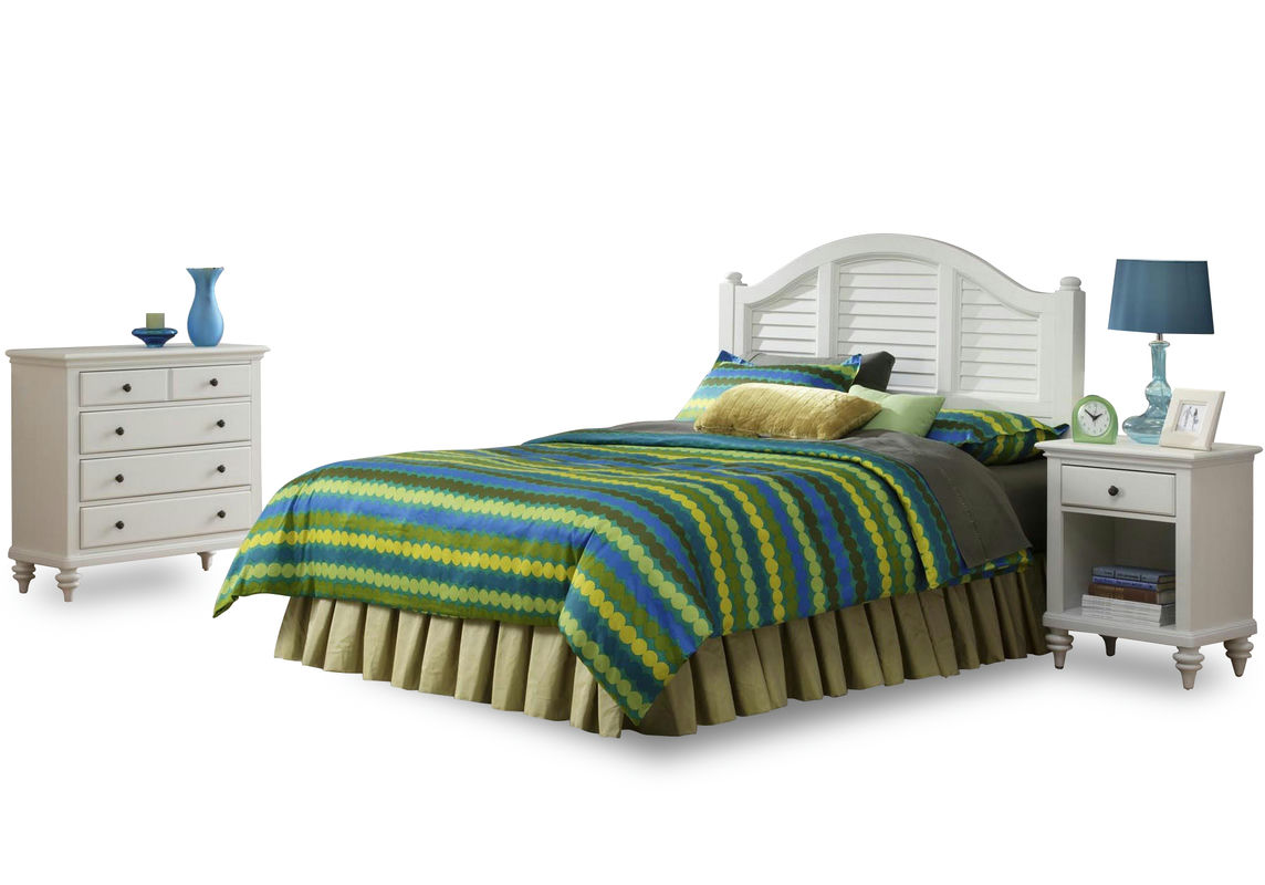 Penelope Queen Headboard, Nightstand and Chest by homestyles