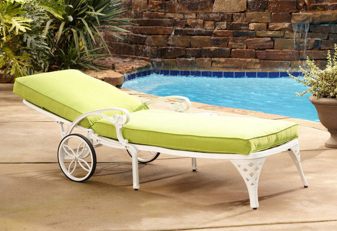 Biscayne Chaise Lounge with Cushion by homestyles