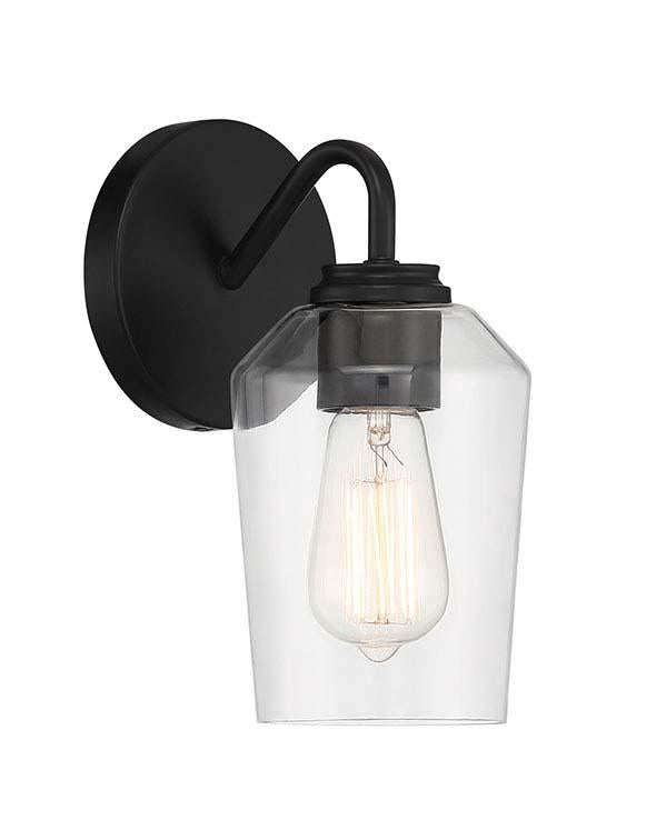 Shayna Wall Sconce 1 Light Flat Black