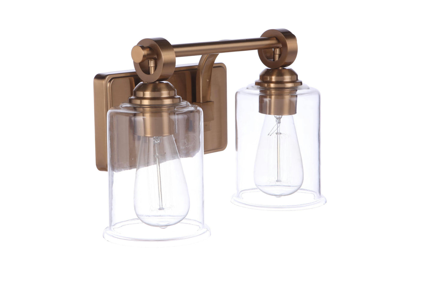 Romero Vanity 2 Light Satin Brass
