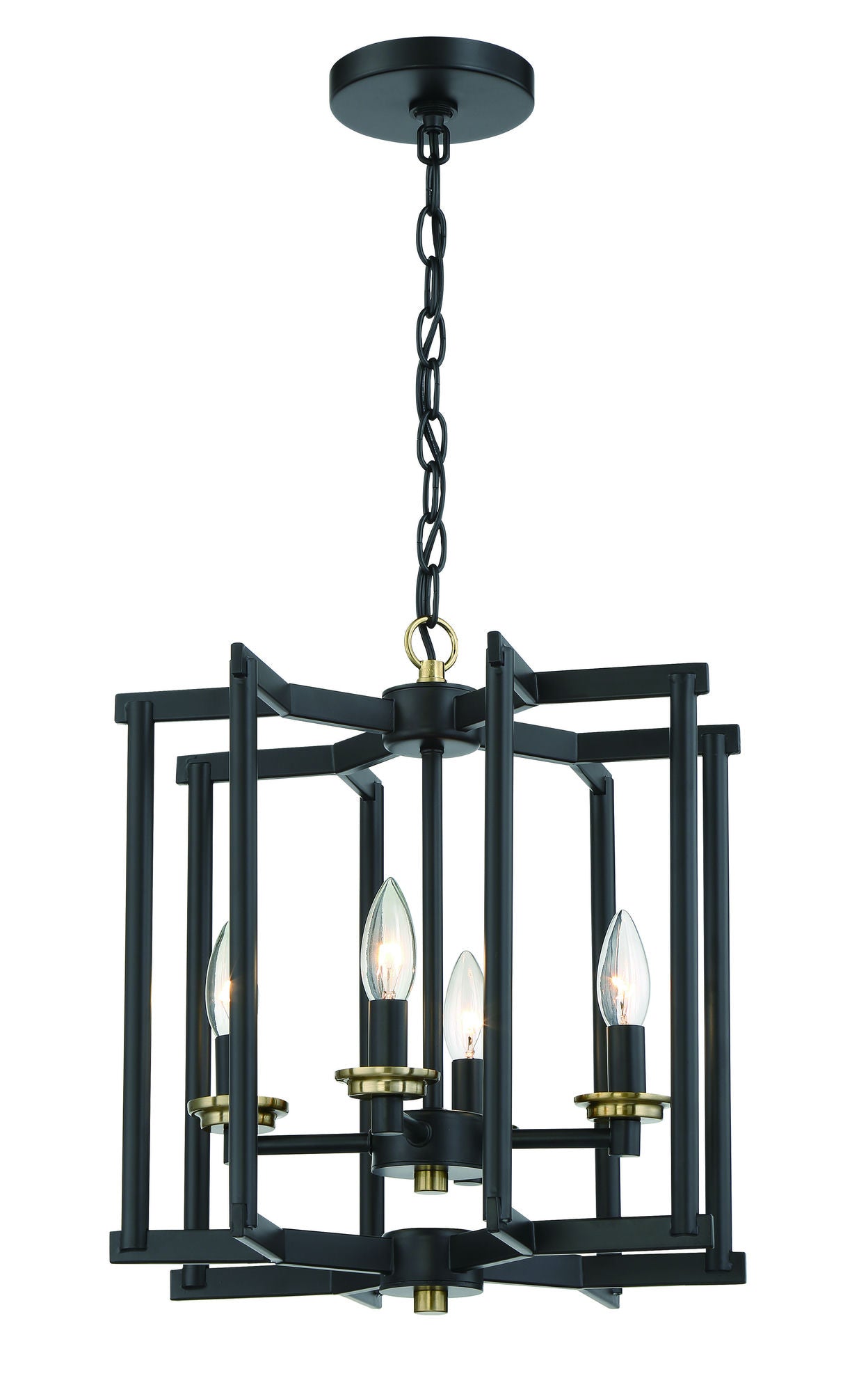 Avante Grand 4 Light Cage Foyer - FBSB
