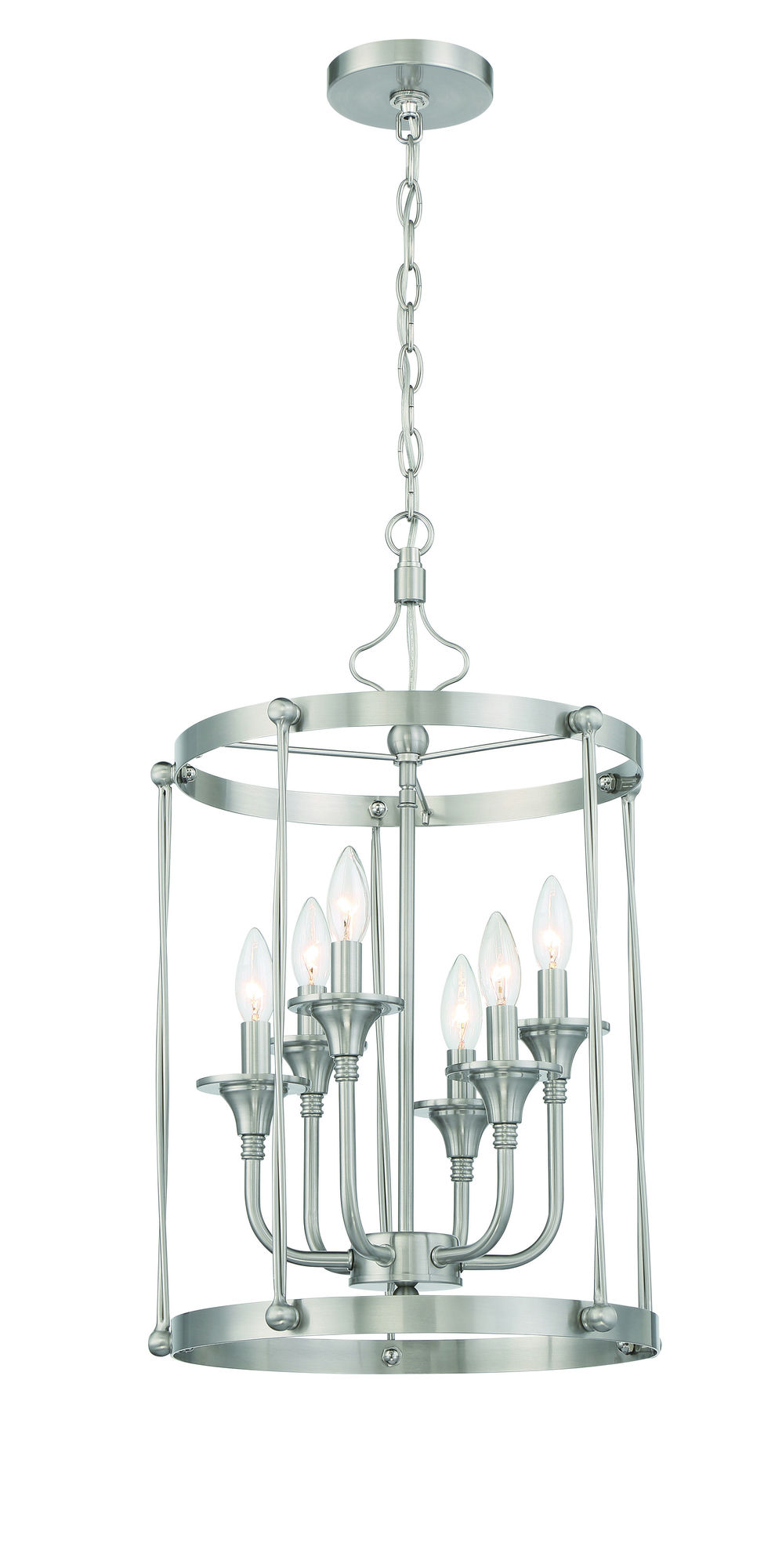 Jolenne 6 Light Cage Foyer Pendant - BNK
