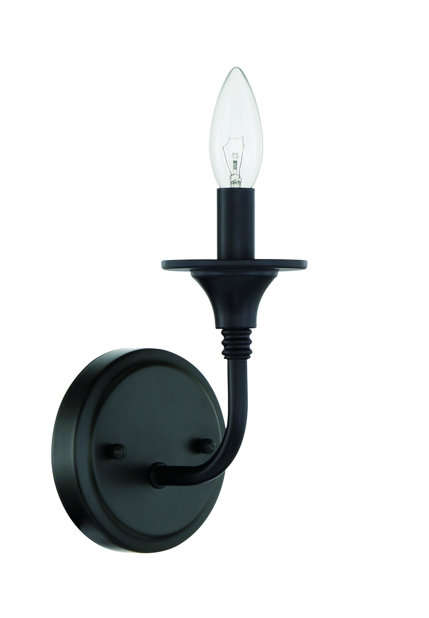 Jolenne 1 Light Wall Sconce - FB , Damp rated