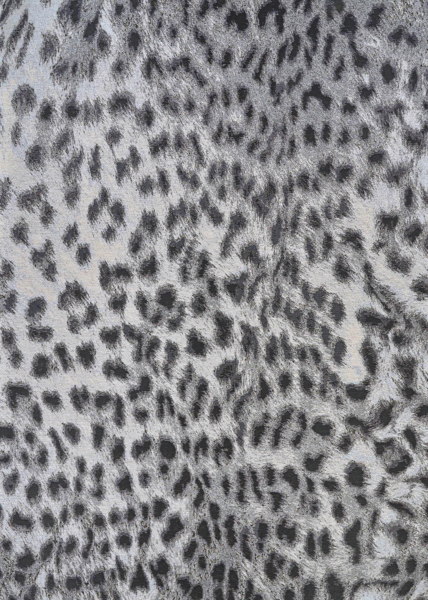 Couristan Dolce Lynx Ivory-Charcoal Rug 5'3" x 7'6"