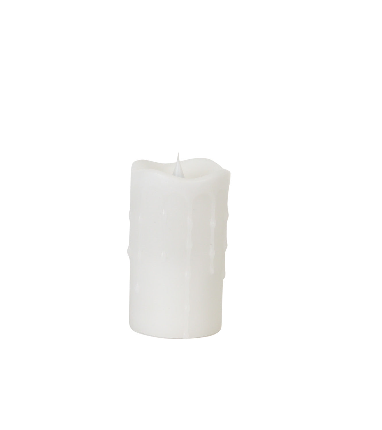 Simplux Led Dripping Candle W/Moving Flame (Set Of 2)3"Dx5"H