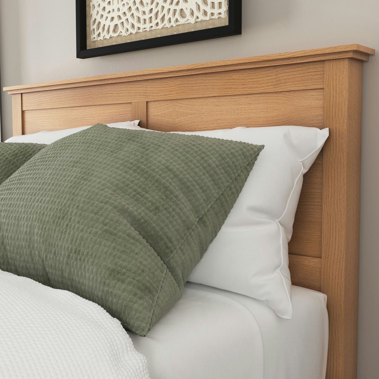 Oak Park Queen Bed in Brown by homestyles