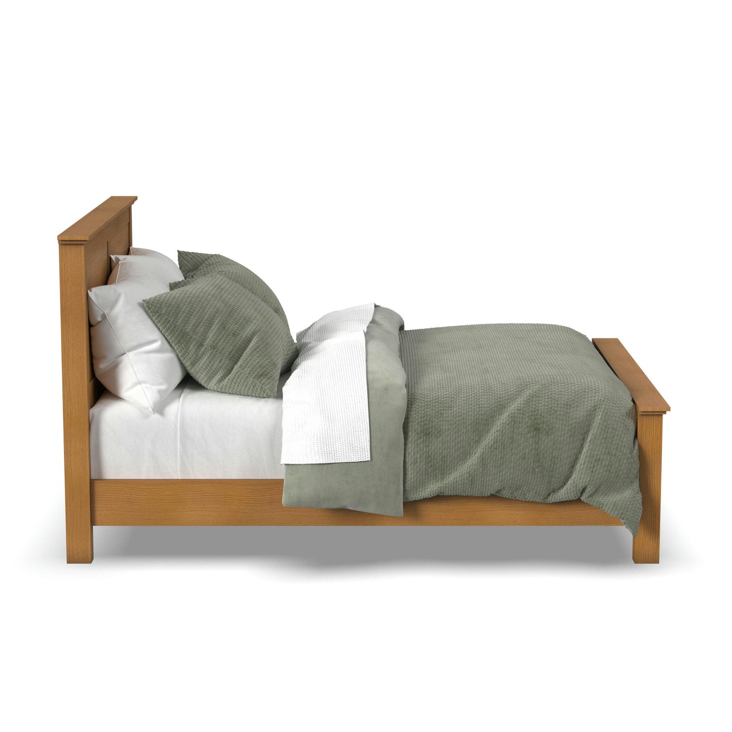 Oak Park Queen Bed in Brown by homestyles
