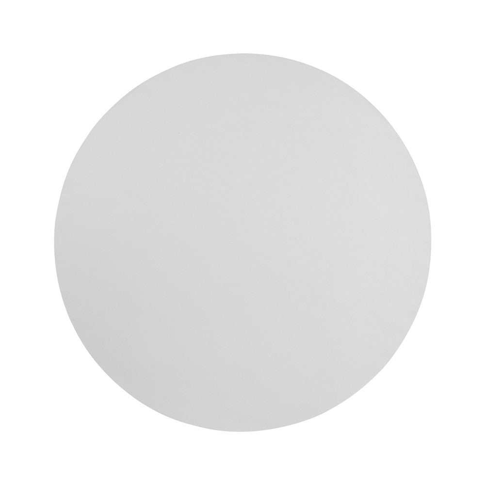 6-Foot Round Granite White Plastic Folding Table