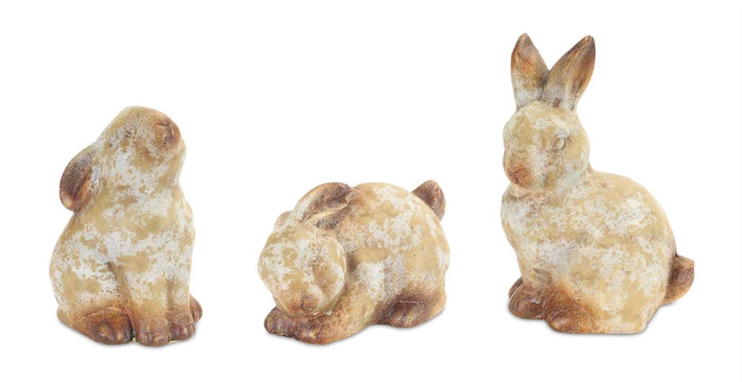 Rabbit (Set Of 6) 9"H Terracota