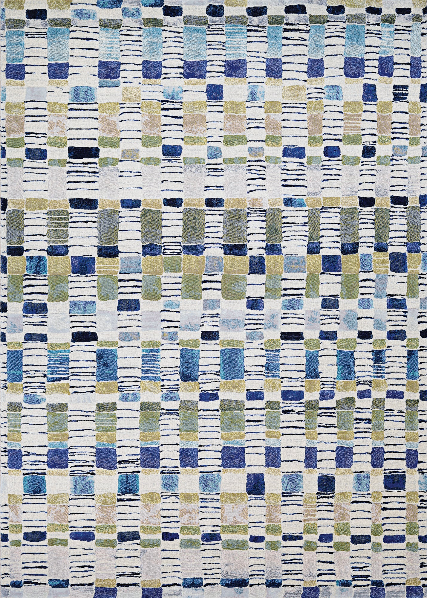 Couristan Easton Surrey Bone-Multi Rug 6'6" x 9'6"